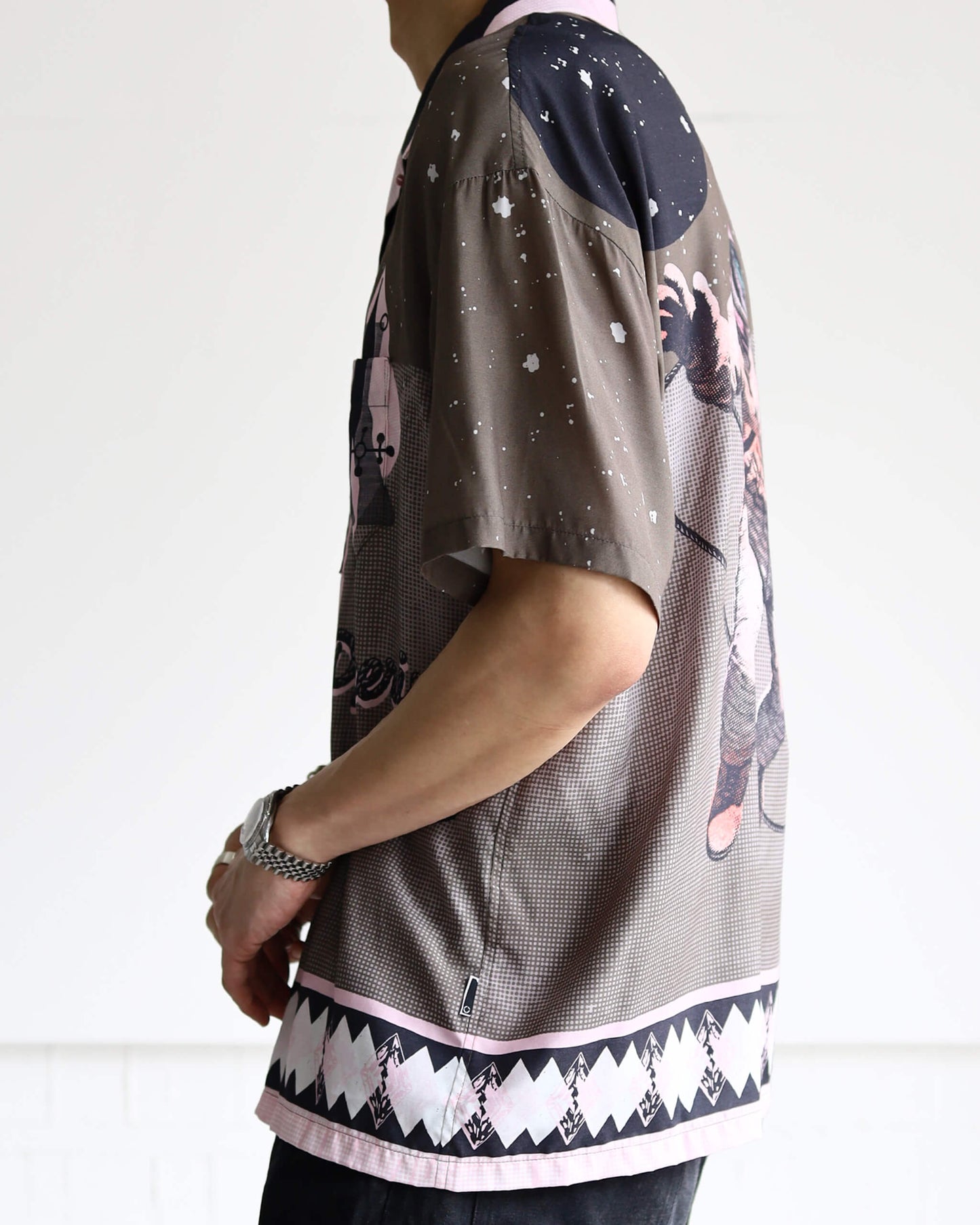 SUMMER SHIRT SPACE "DARK BROWN"