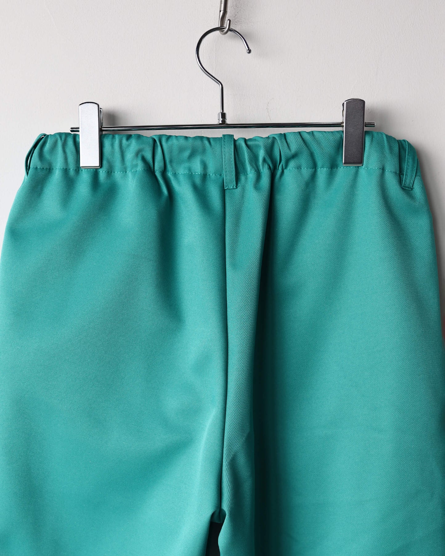 SHOECUT POLY-TWILL TROUSERS "GREEN"