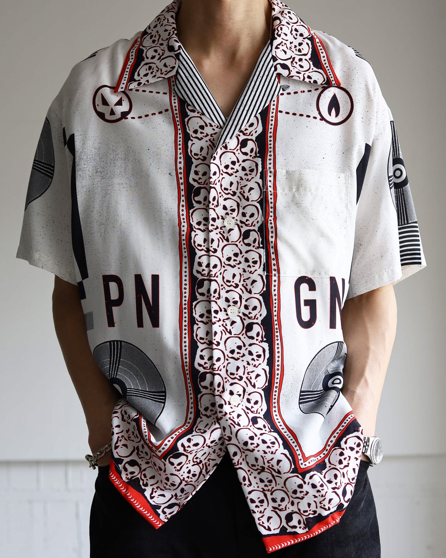 SUMMER SHIRT SKULL "WHITE"