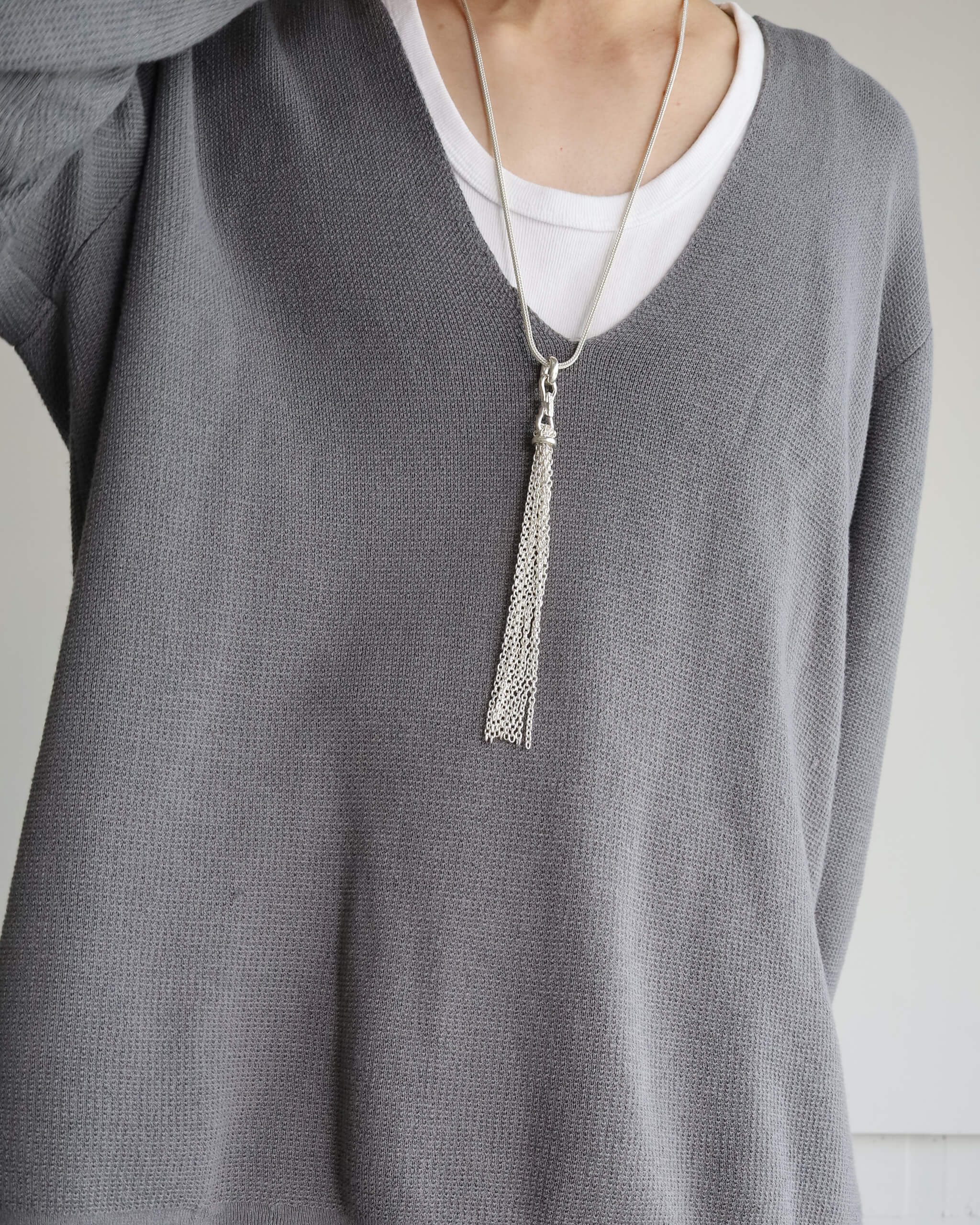 WAKAN SILVER SMITH Tassel necklace (M) [C-037] -MORLS-