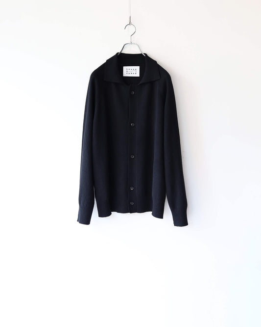 INNER MONGORIAN CASHMERE CARDIGAN "BLACK"