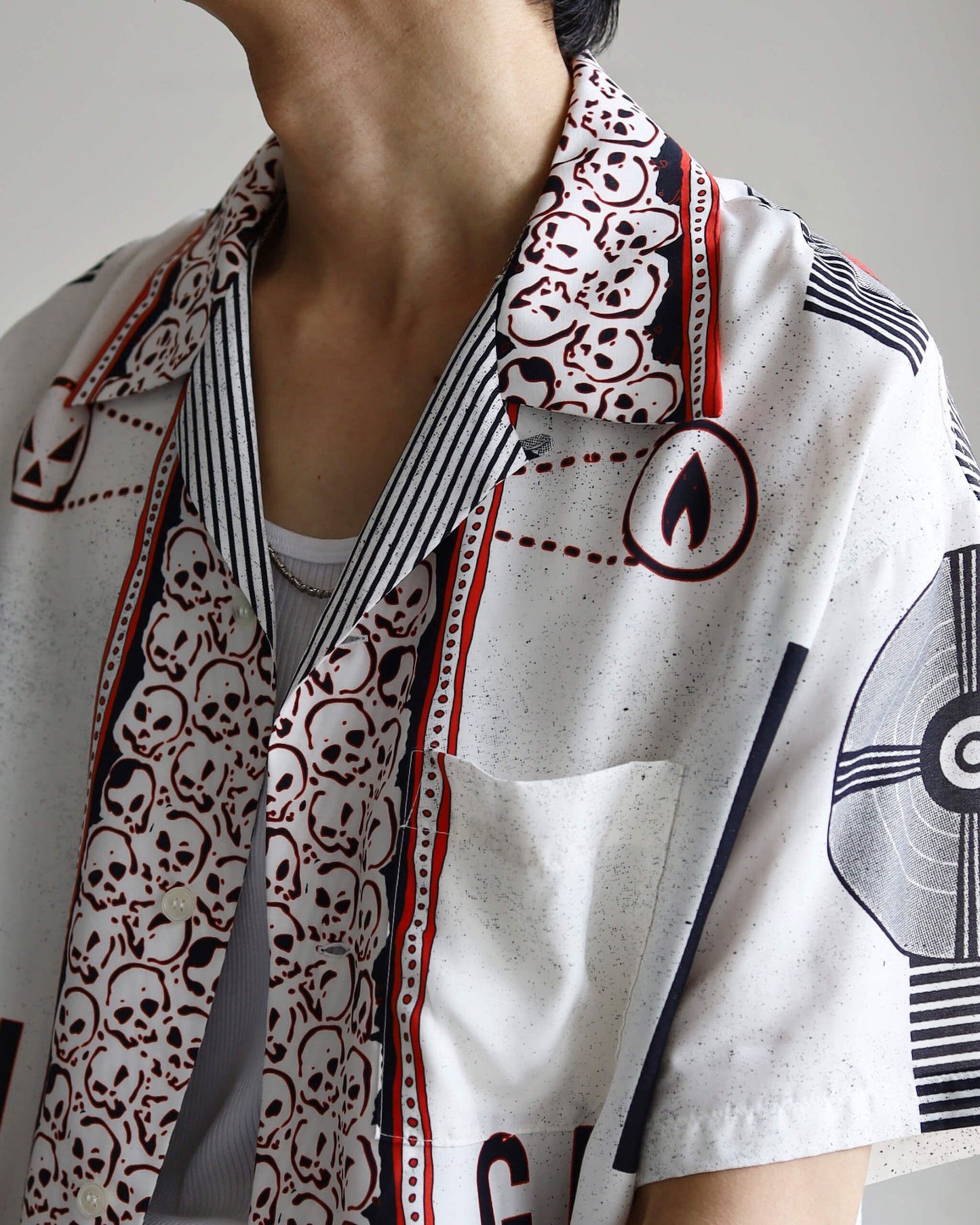 SUMMER SHIRT SKULL "WHITE"
