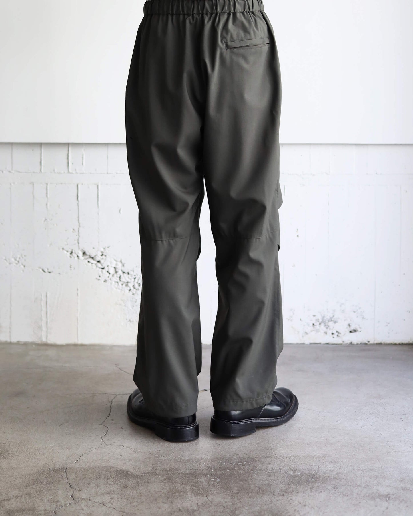 EASY ARMY TROUSERS 2/80 ORGANIC WOOL TYPEWRITER "OLIVE"