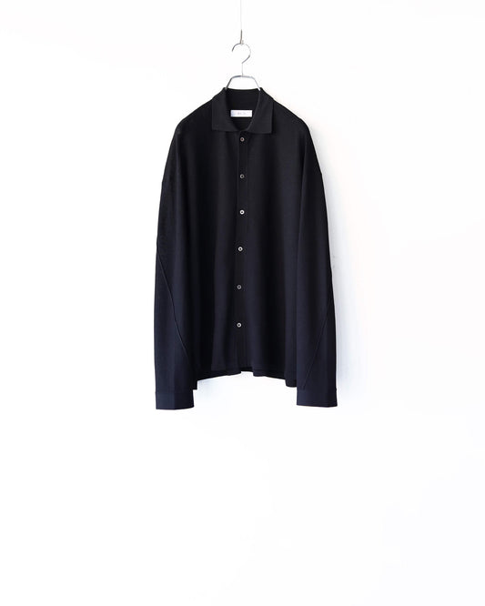 KNIT SHIRT "BLACK"