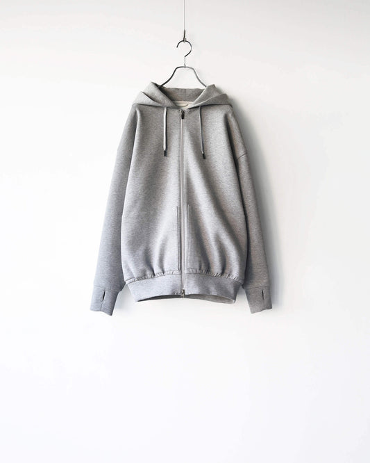 4S ZIP HOOD "HEATHER GRAY"