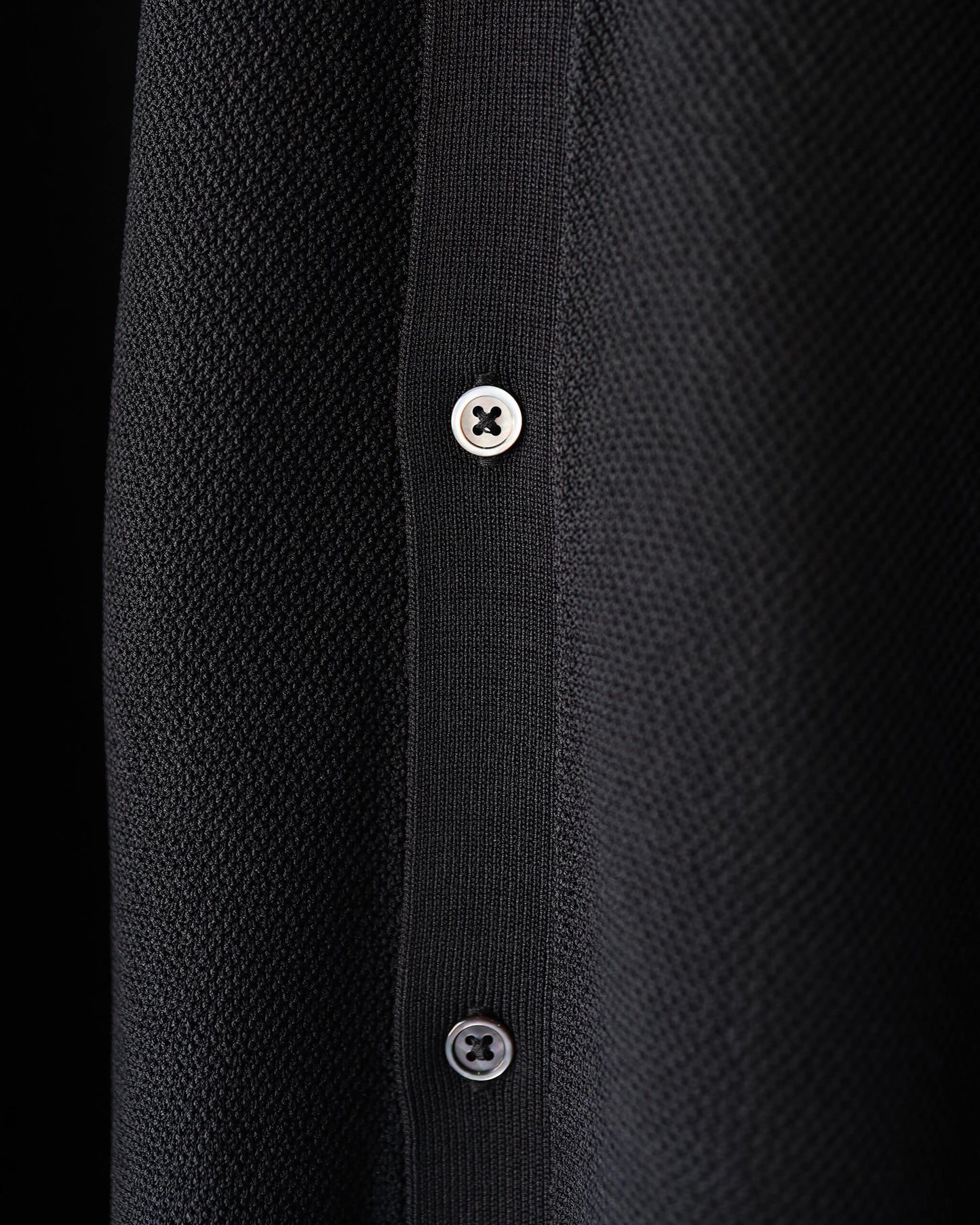 KNIT SHIRT "BLACK"