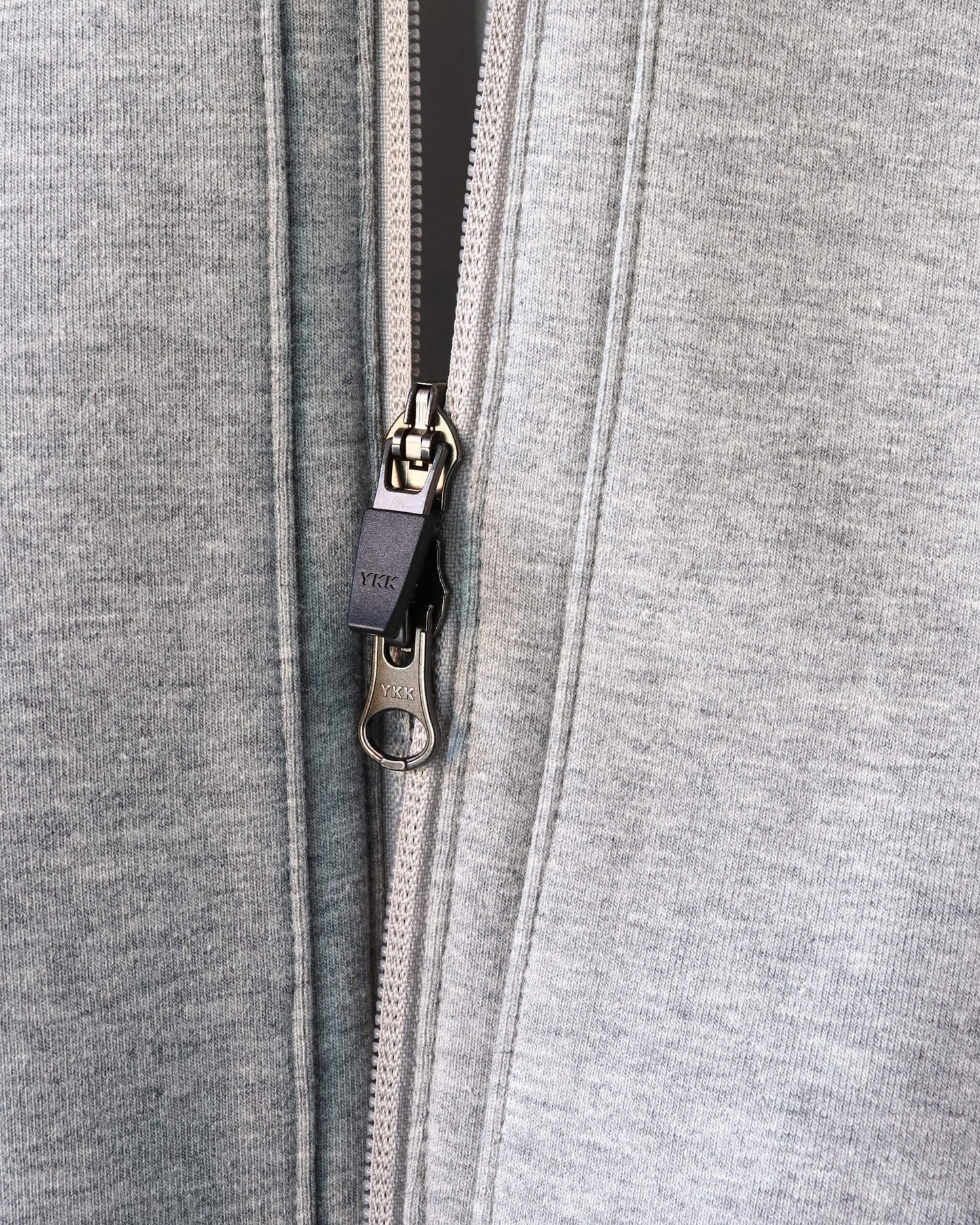 4S ZIP HOOD "HEATHER GRAY"