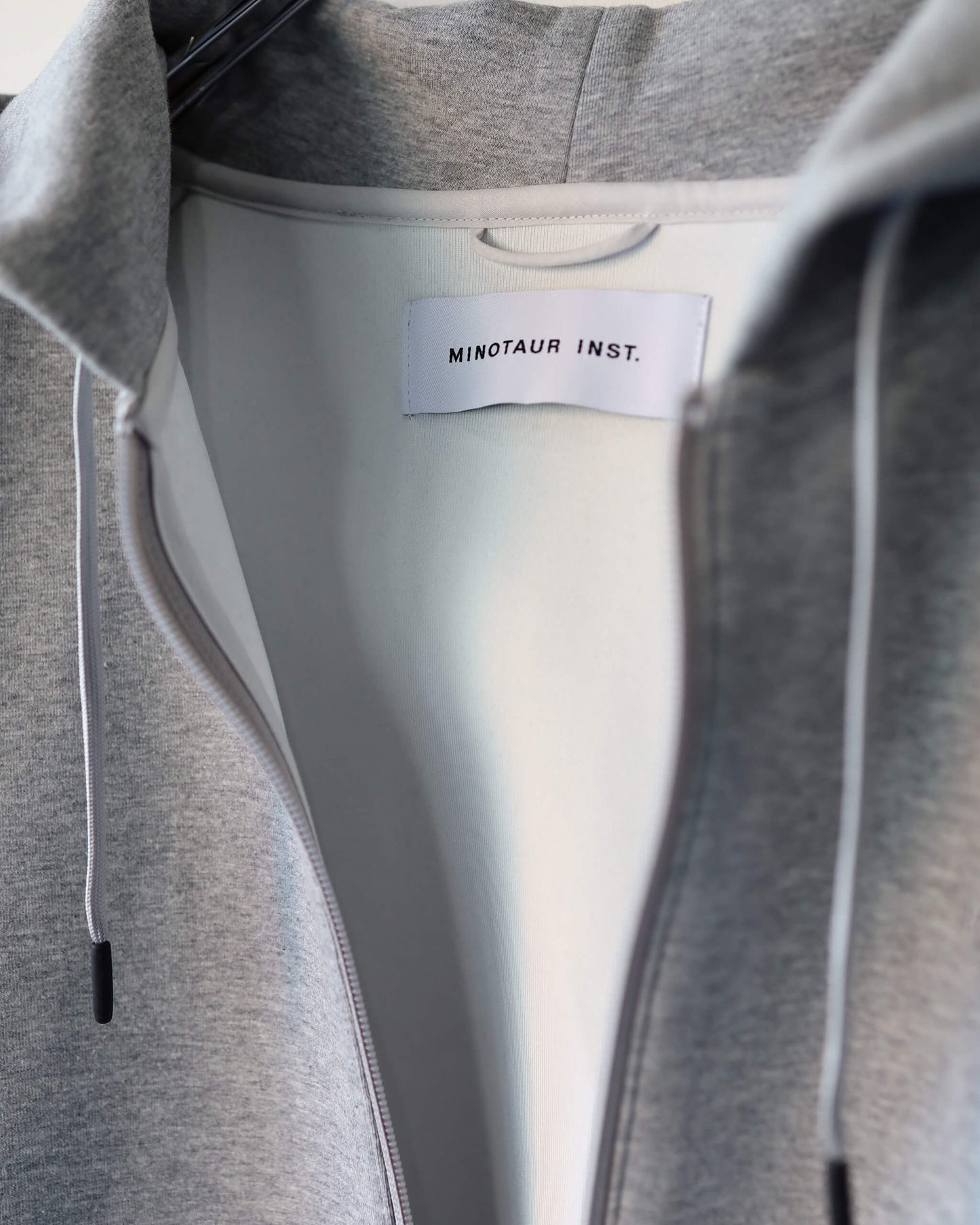 4S ZIP HOOD "HEATHER GRAY"