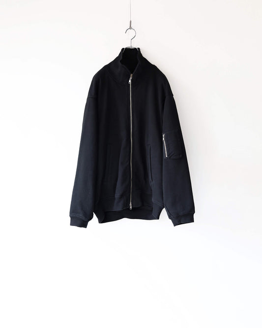 flight jacket / WHALE "black"