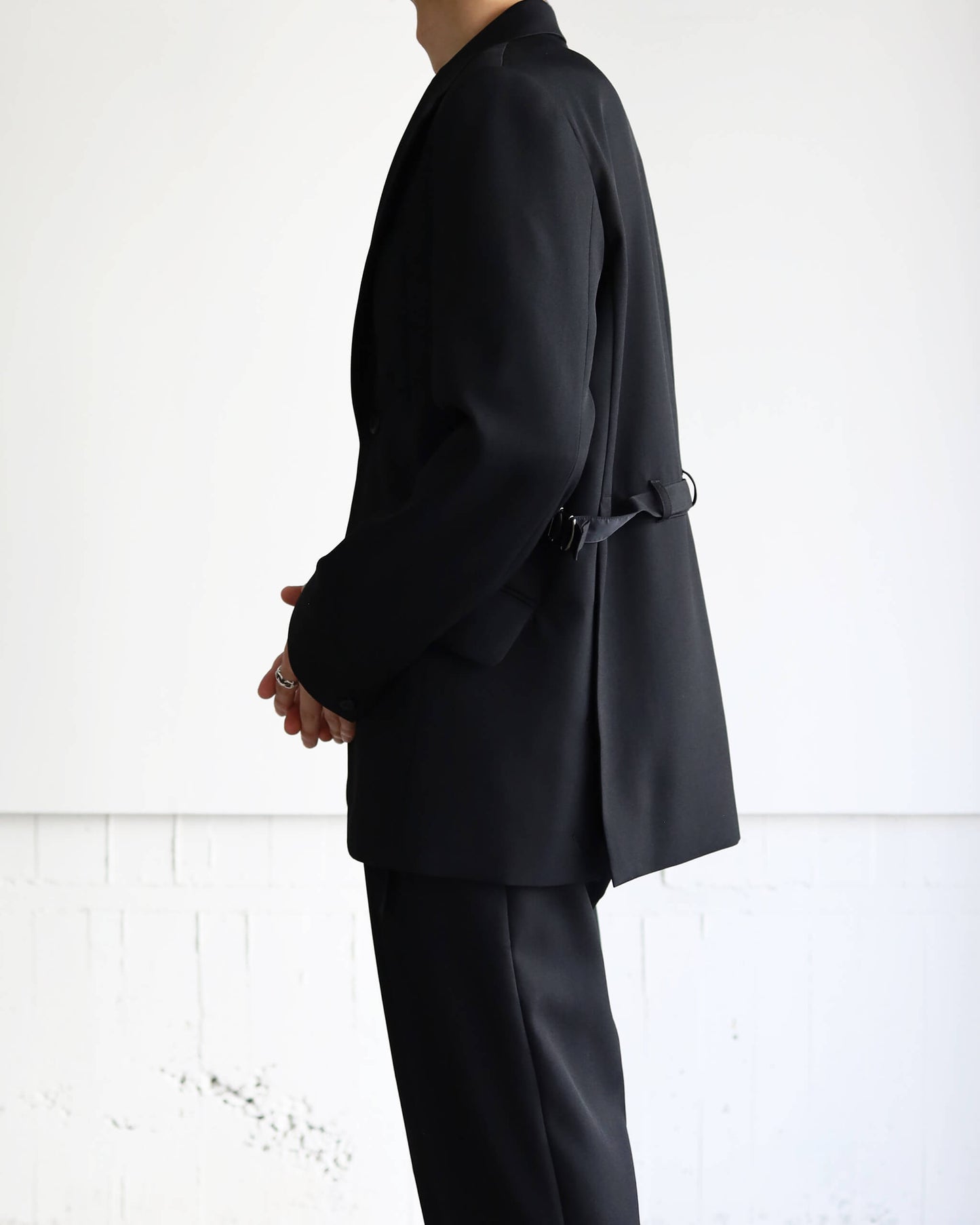 SUITING DEACON JACKET "Bk"