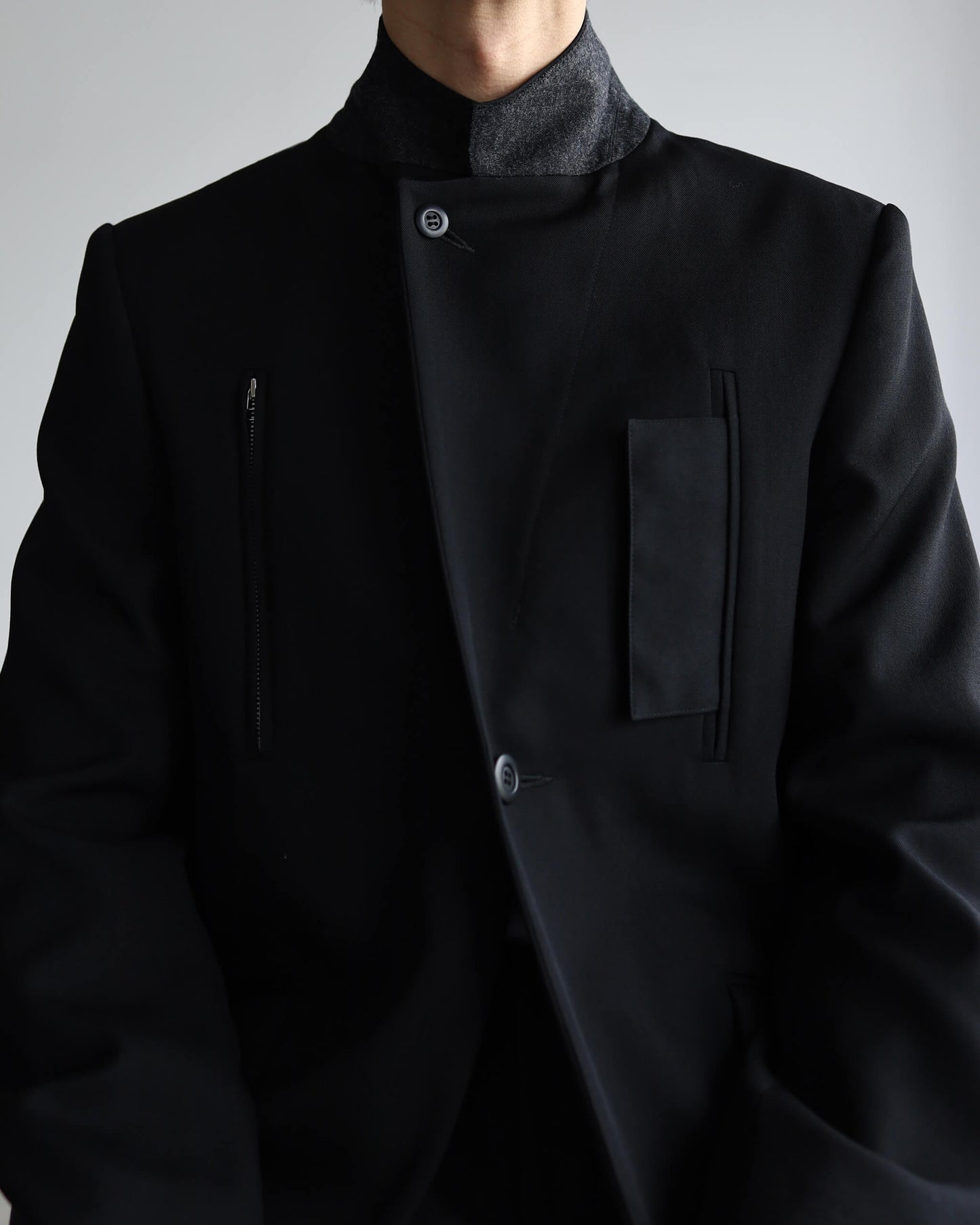 SUITING DEACON JACKET "Bk"