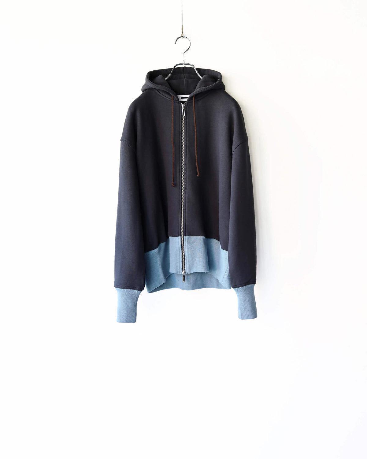 TWO TONE HOODY "NAVY"