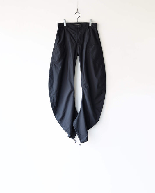 ６Pocket Panel Twist Trousers "Black"