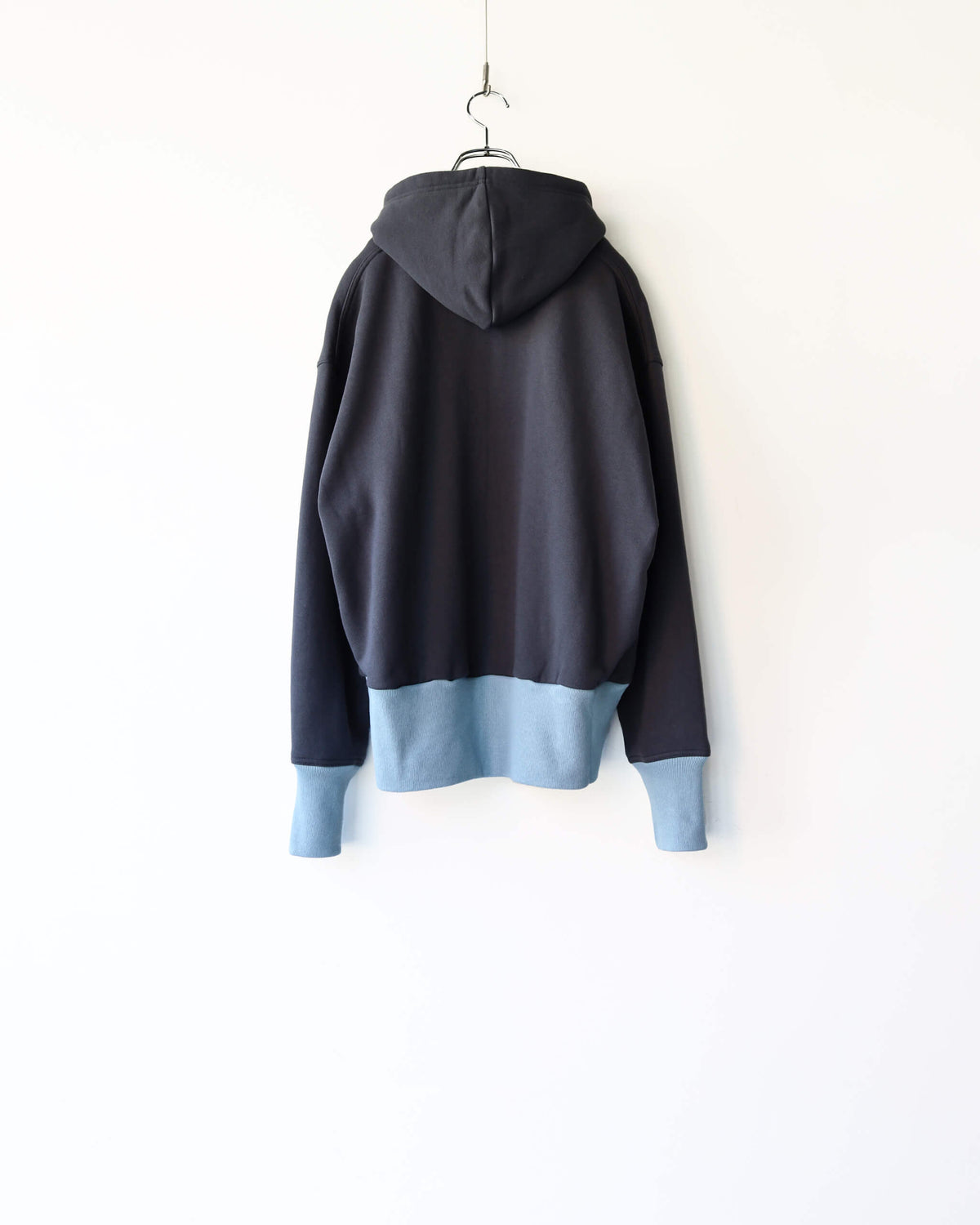 TWO TONE HOODY "NAVY"