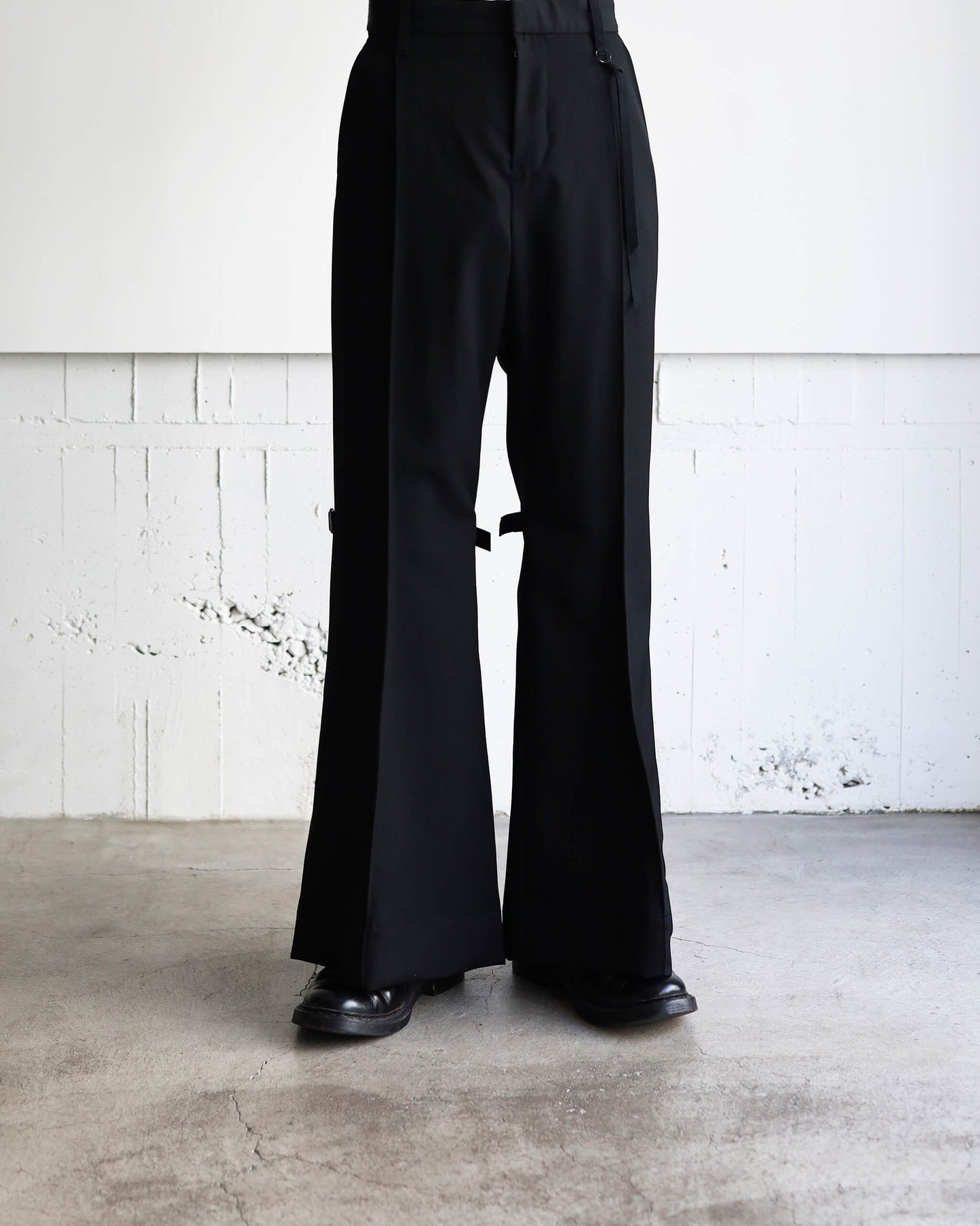 SUITING GAITER SLACKS "Bk"