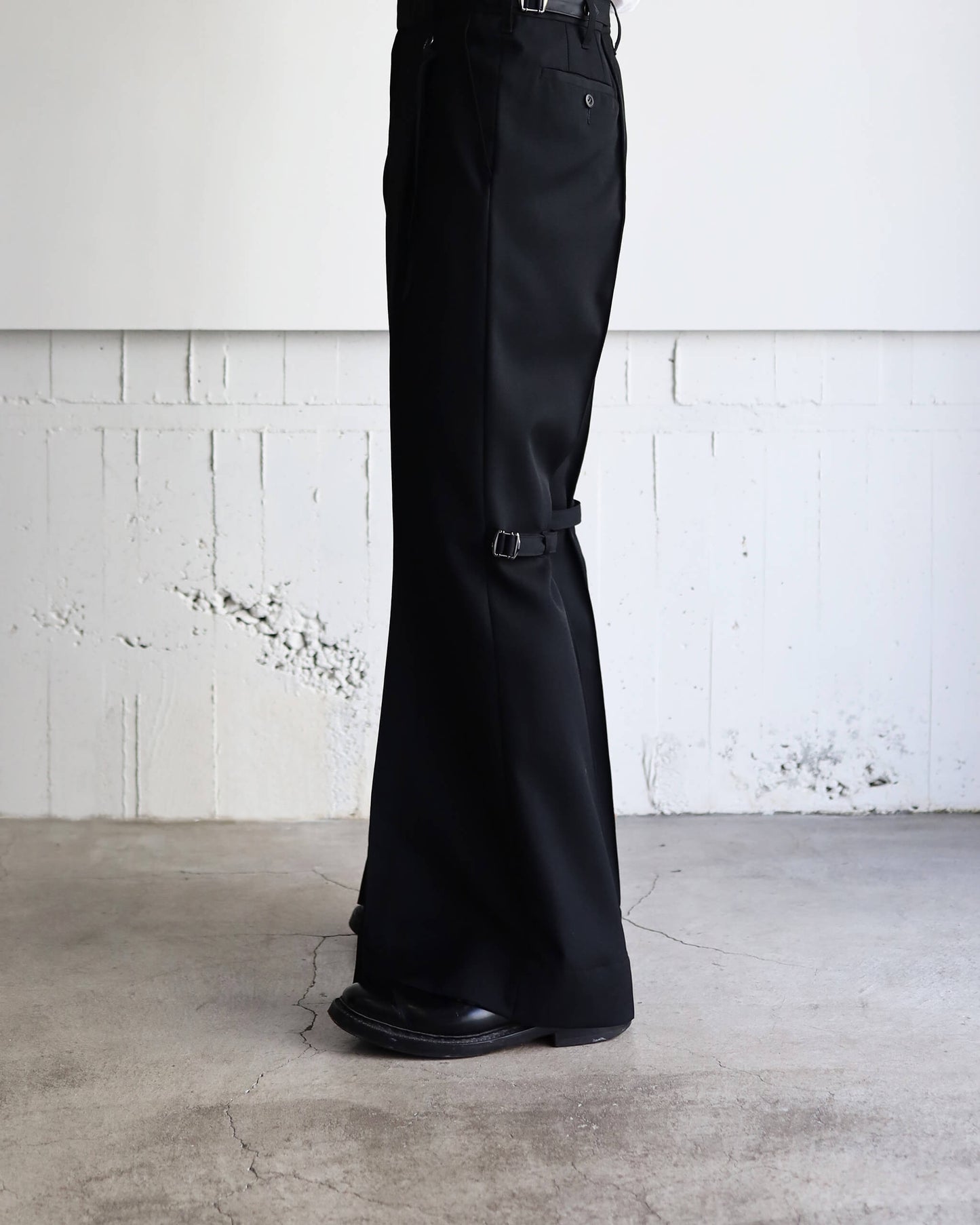 SUITING GAITER SLACKS "Bk"