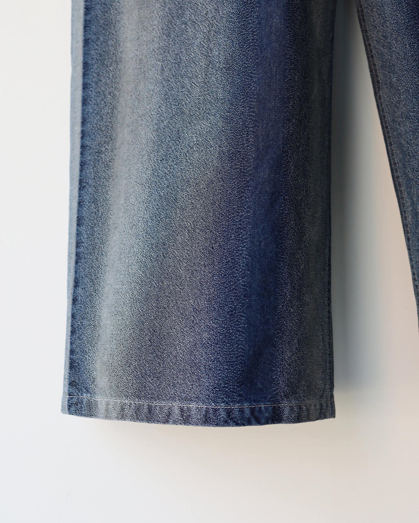 GRADATION DENIM PANTS (BUGGY) "SAX BLUE"