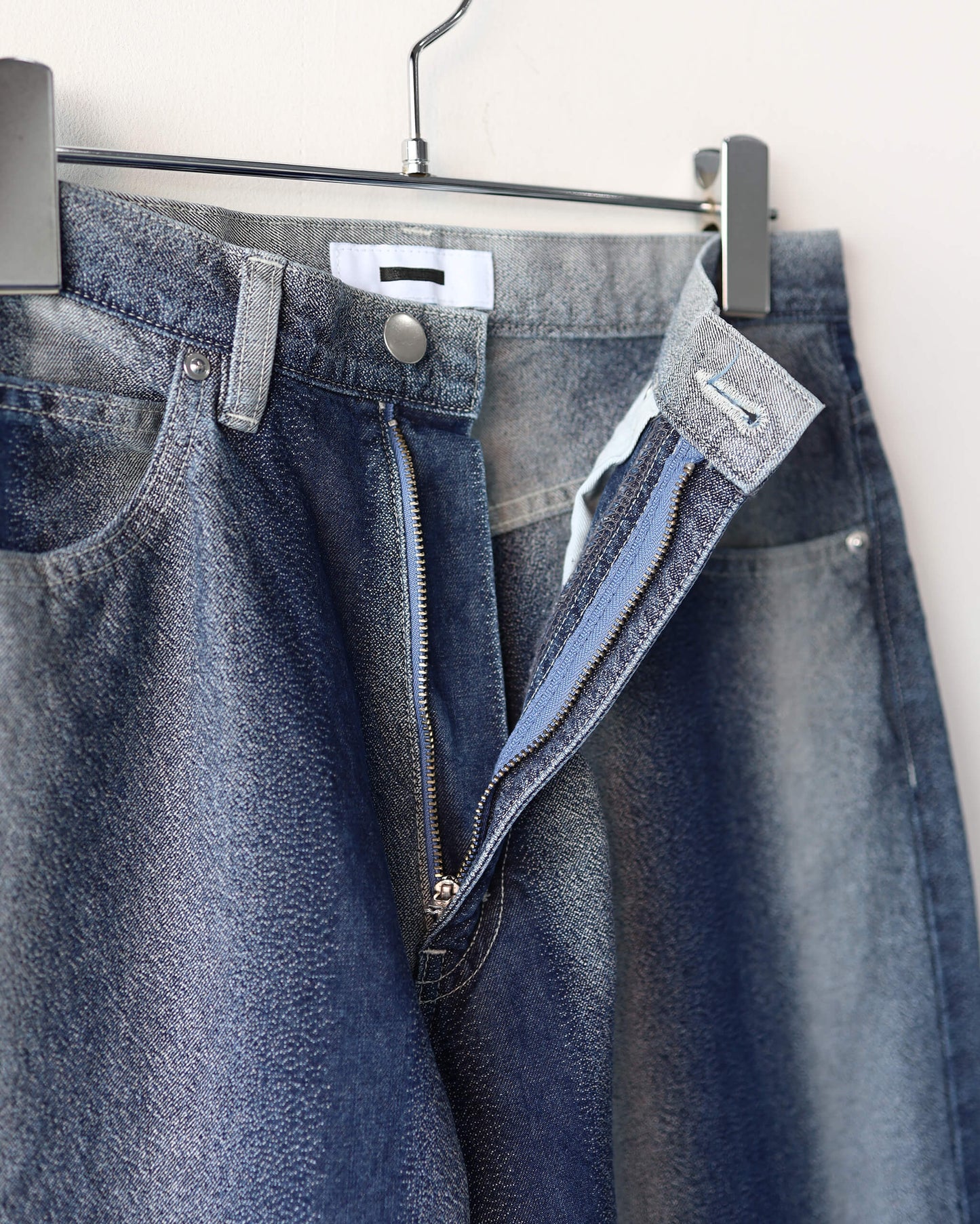 GRADATION DENIM PANTS (BUGGY) "SAX BLUE"