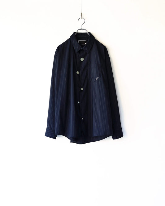 FLOATING HEART SHIRT "BLACK"