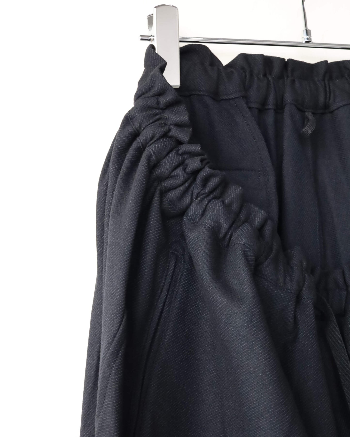 FRENCH TWILL DOUGI PANTS "BLACK"