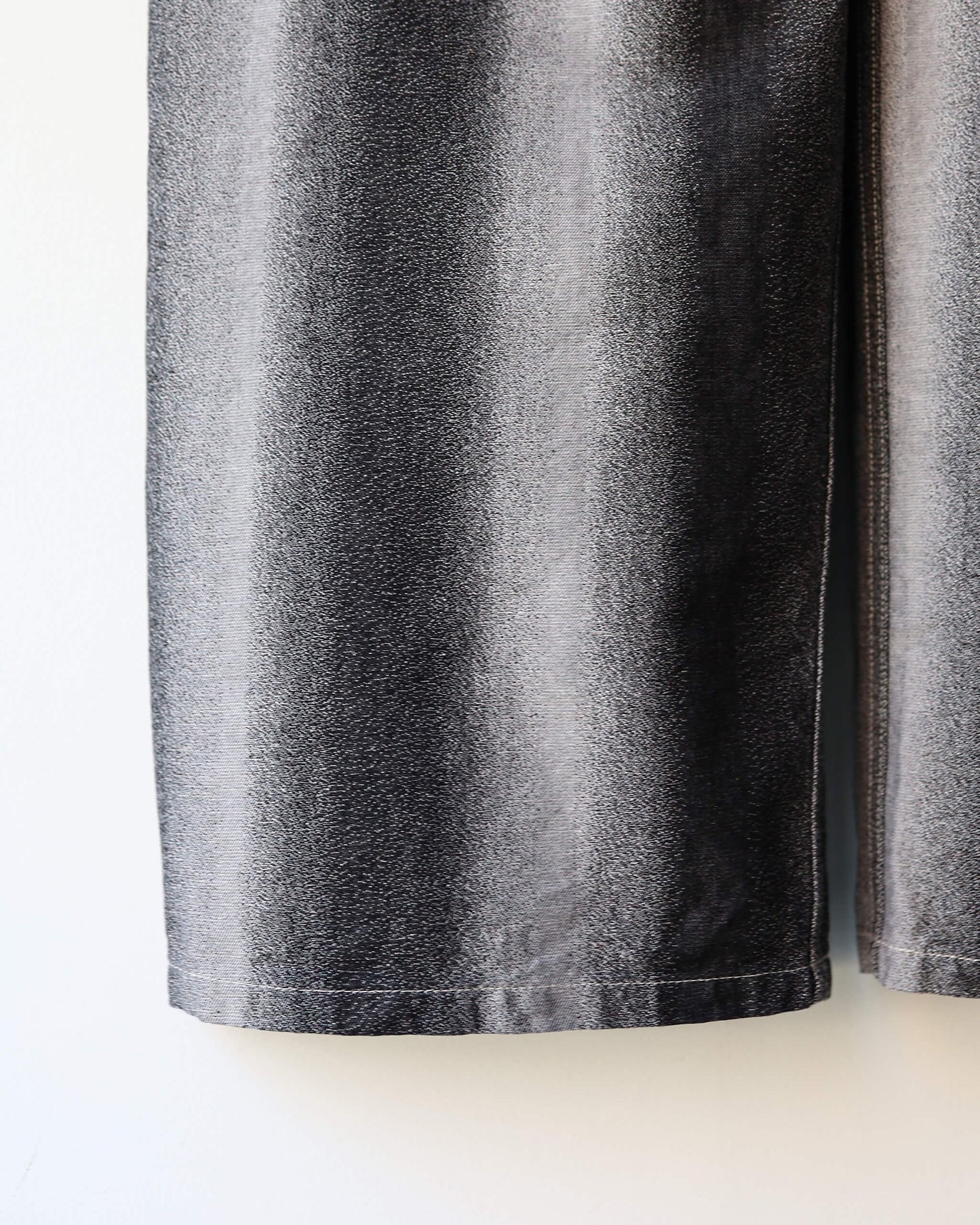 GRADATION DENIM PANTS (BUGGY) "BLACK"