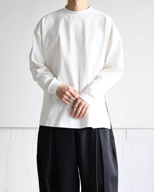 ORGANIC SLIT CREW "WHITE"