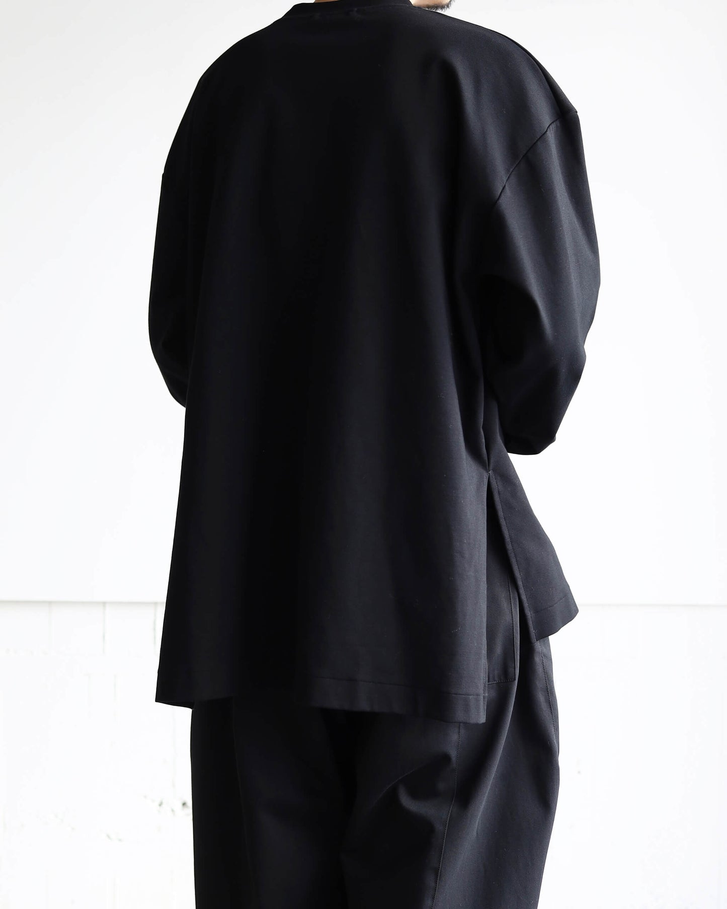 ORGANIC SLIT CREW "BLACK"