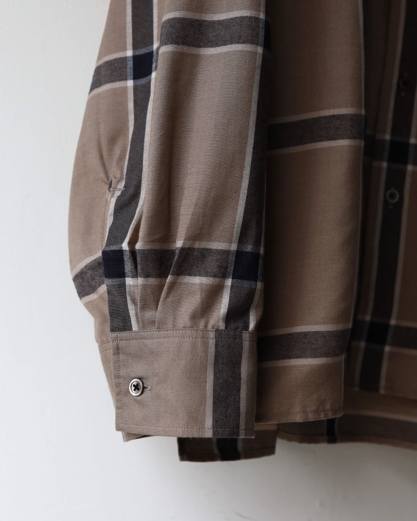 CHECK SHIRT "BEIGE"