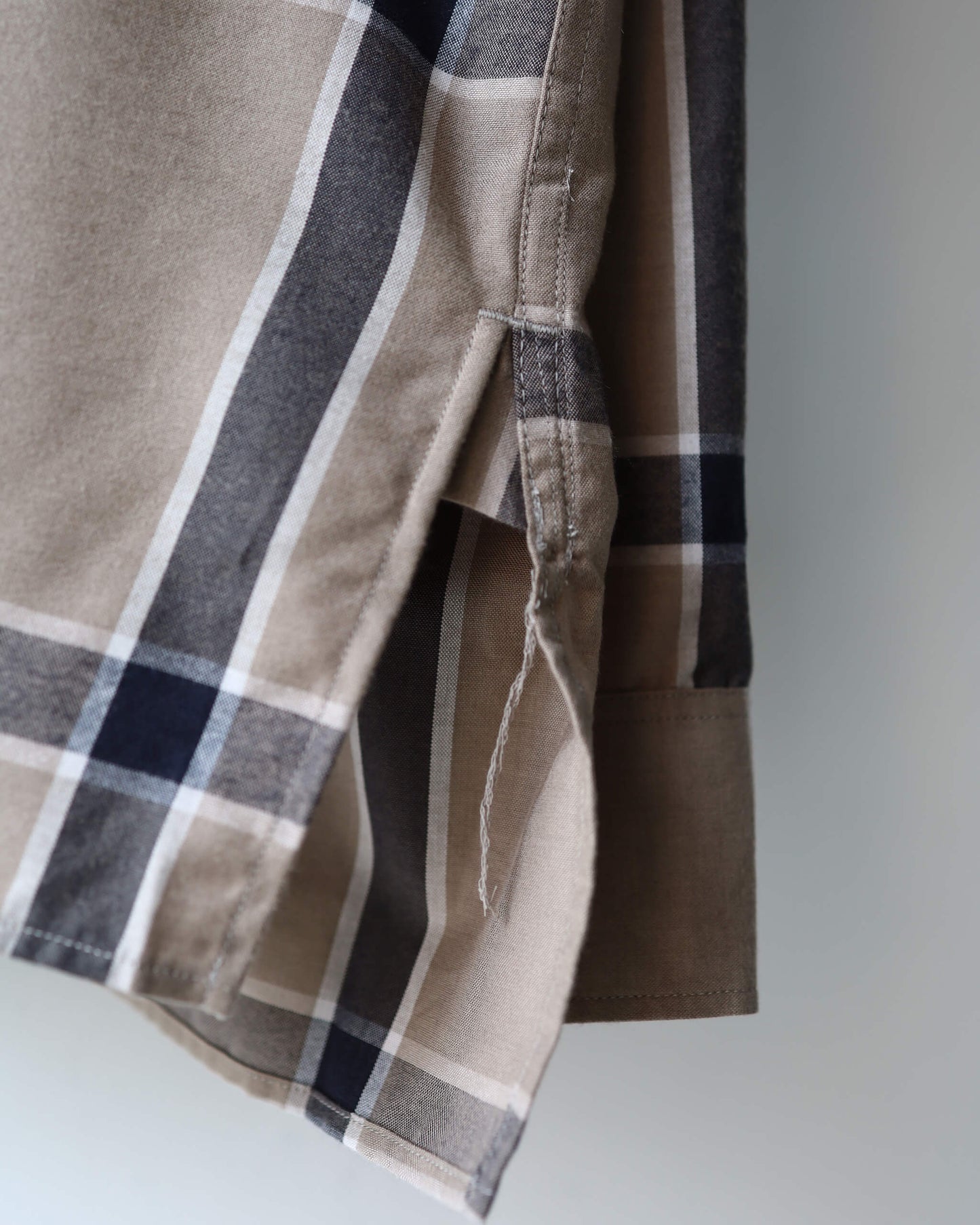 CHECK SHIRT "BEIGE"