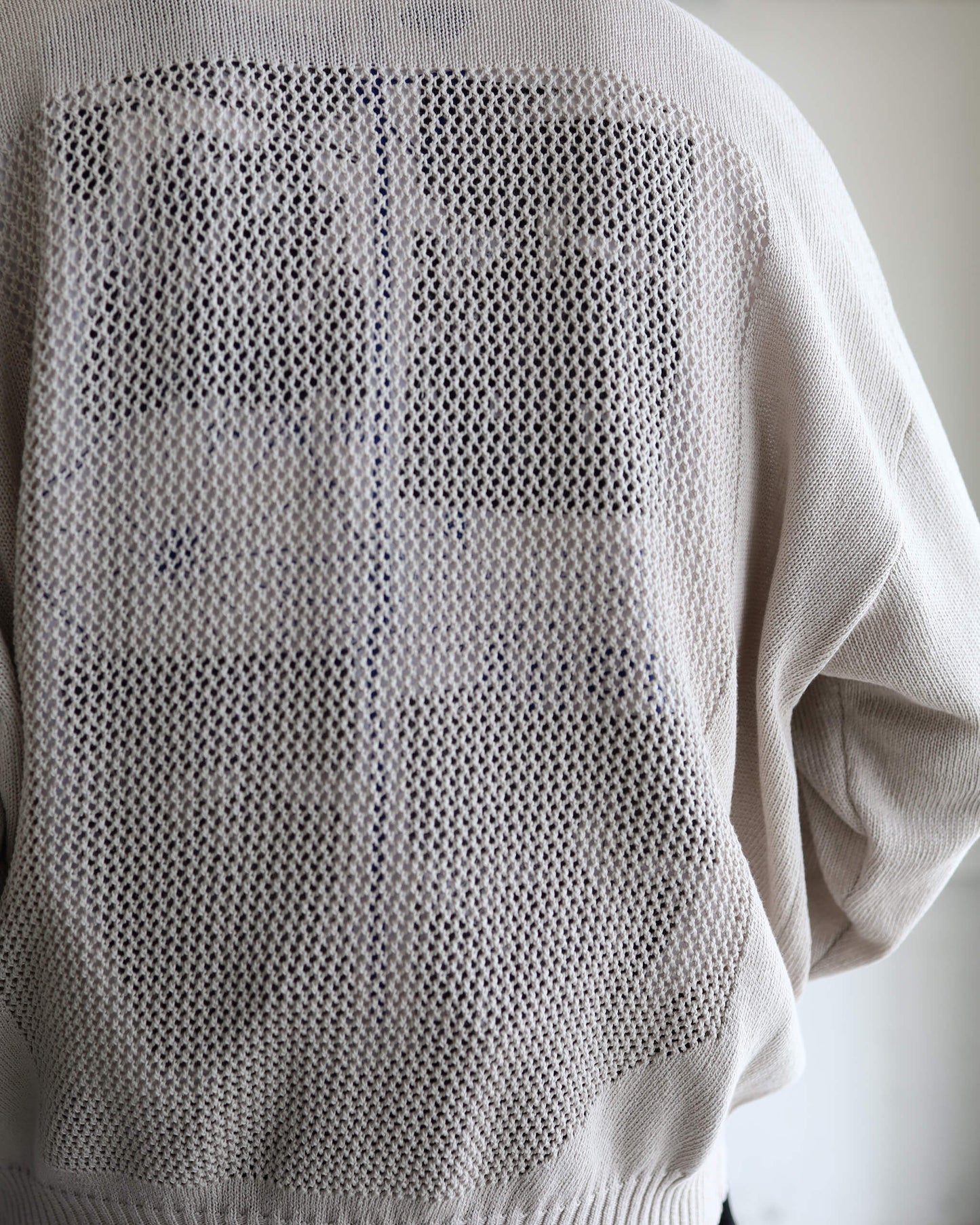 WINDOW WEB SWEATER "IVORY"