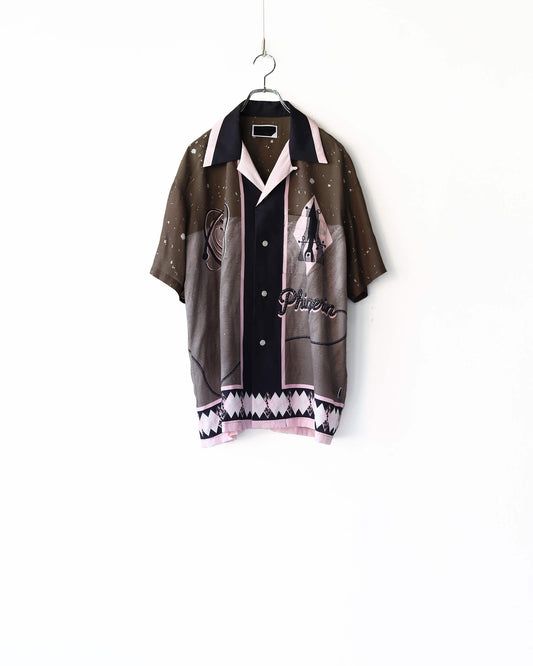 SUMMER SHIRT SPACE "DARK BROWN"