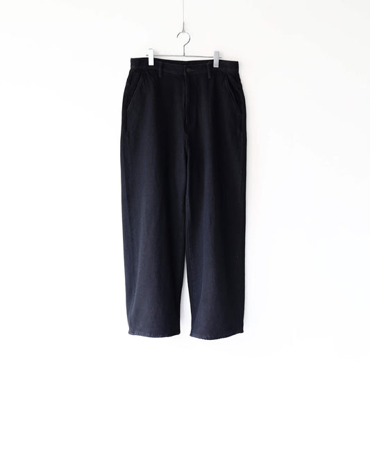 LOOSE DENIM PANTS "BLACK"