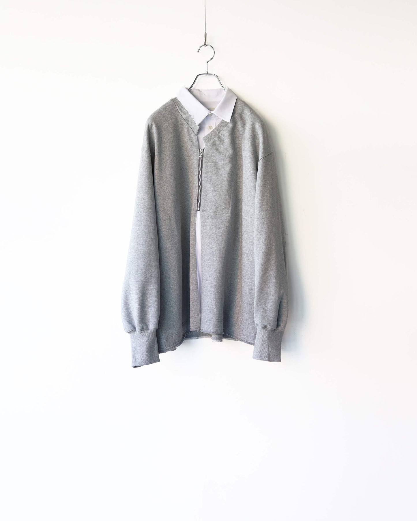 LAYERED SWEAT SHIRT "Gr"