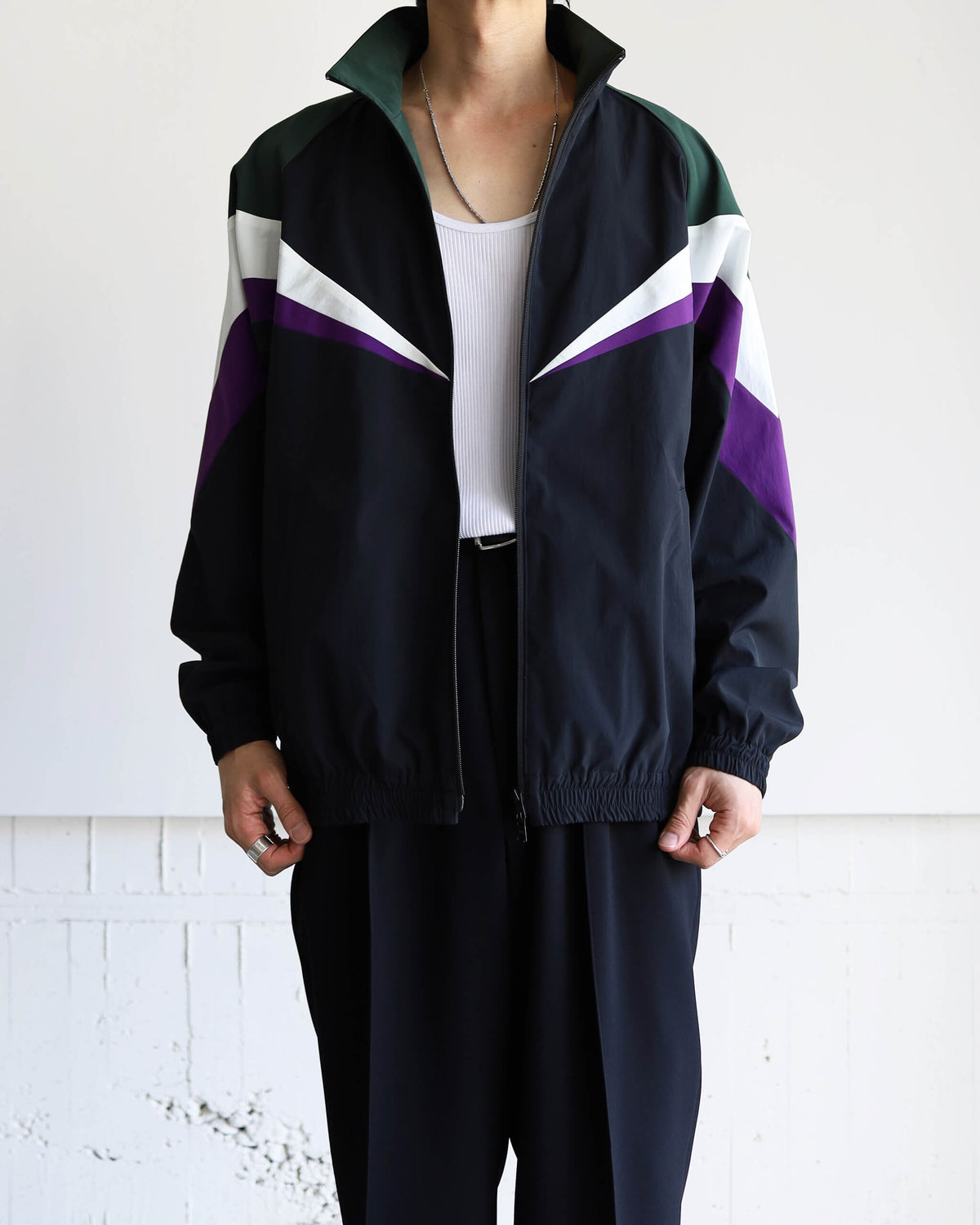 HERITAGE TRACK JACKET "BLACK"