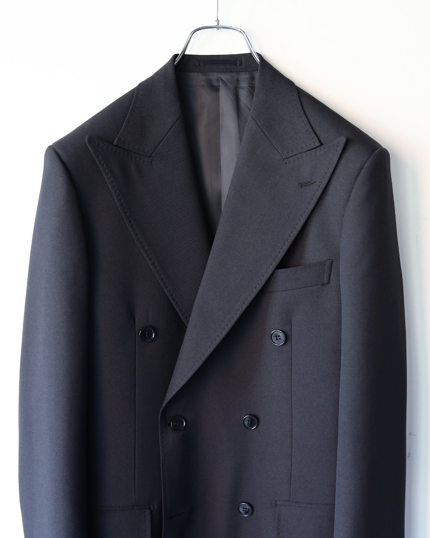 DOUBLE TAILORED JACKET "BLACK"