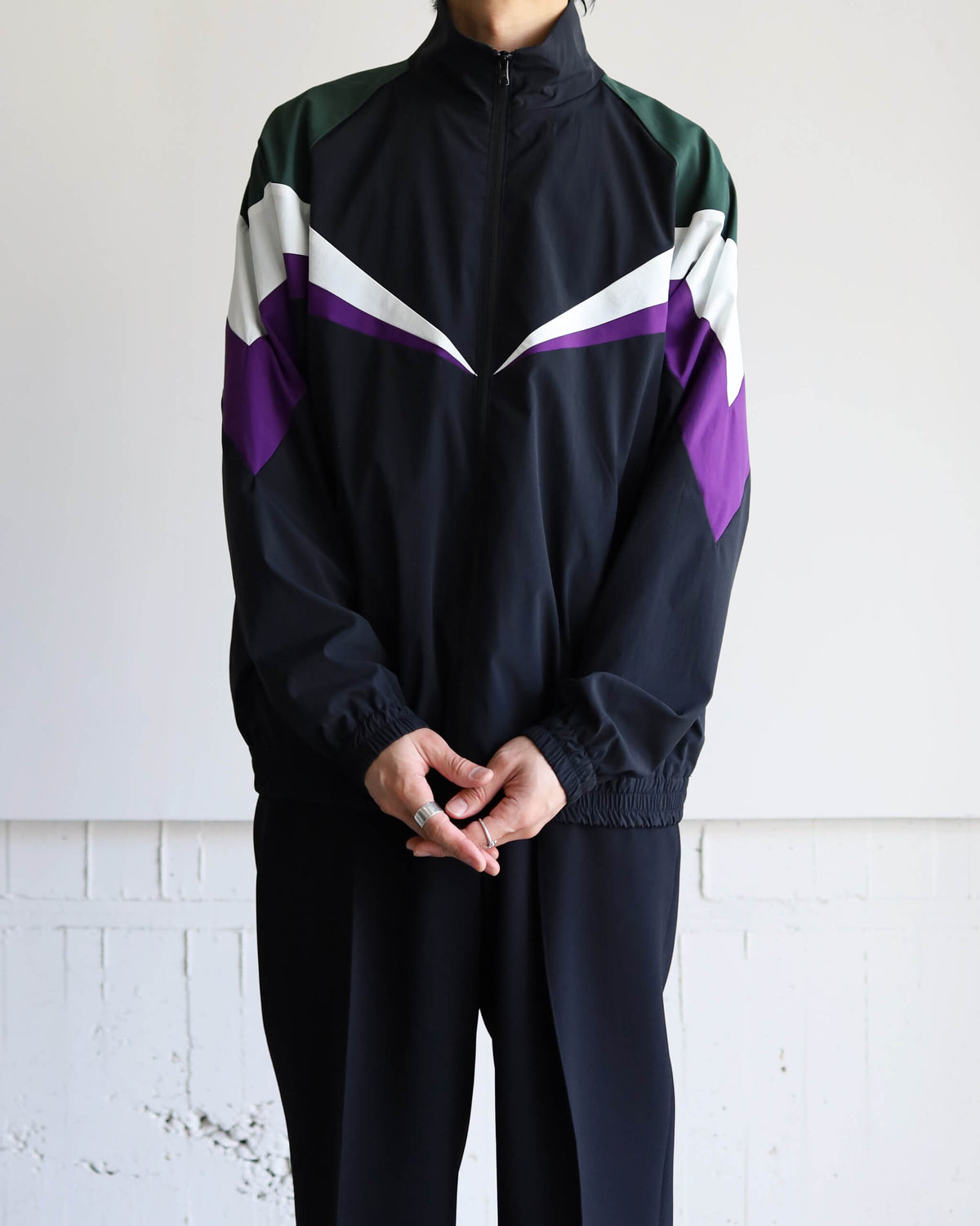 HERITAGE TRACK JACKET "BLACK"