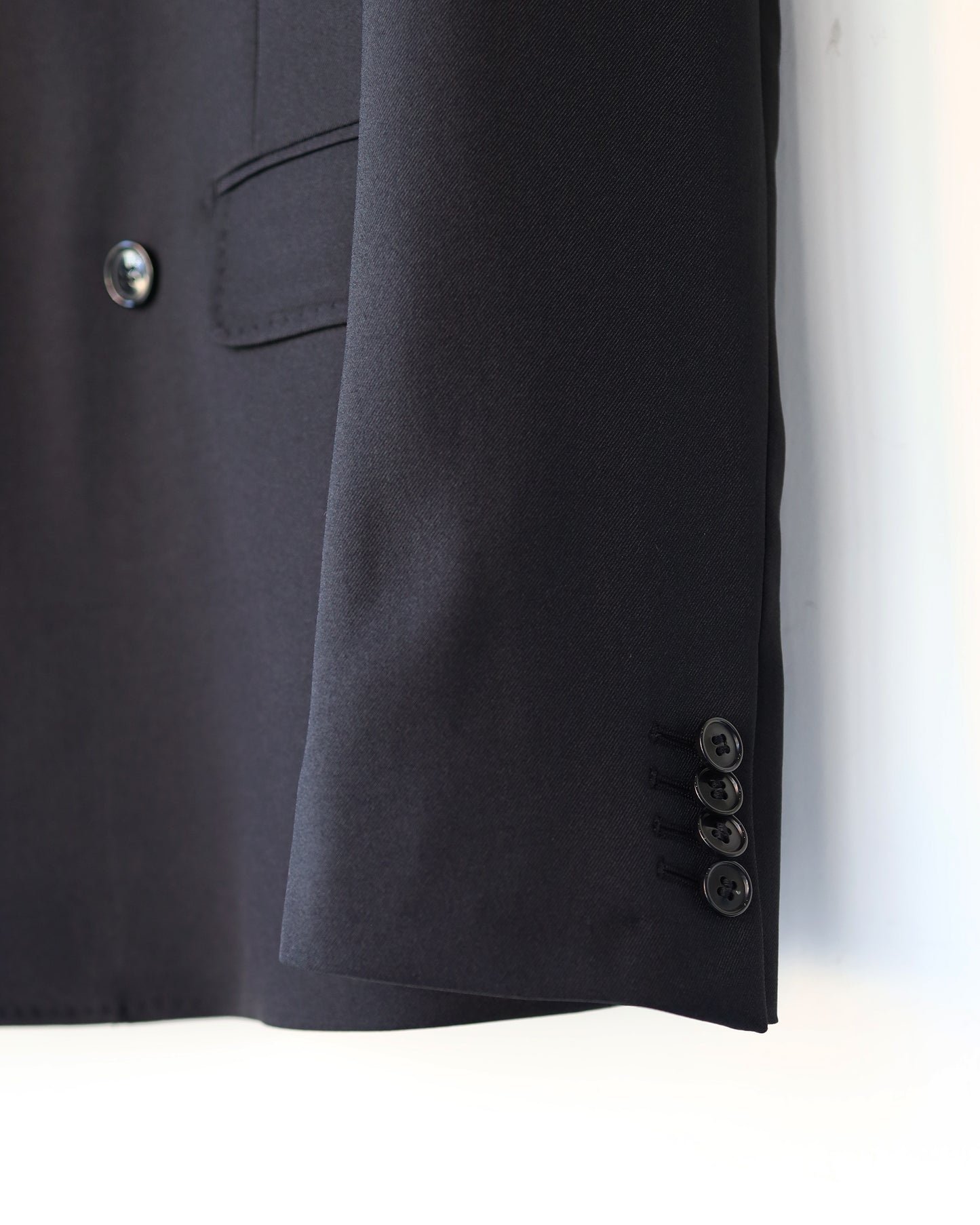 DOUBLE TAILORED JACKET "BLACK"