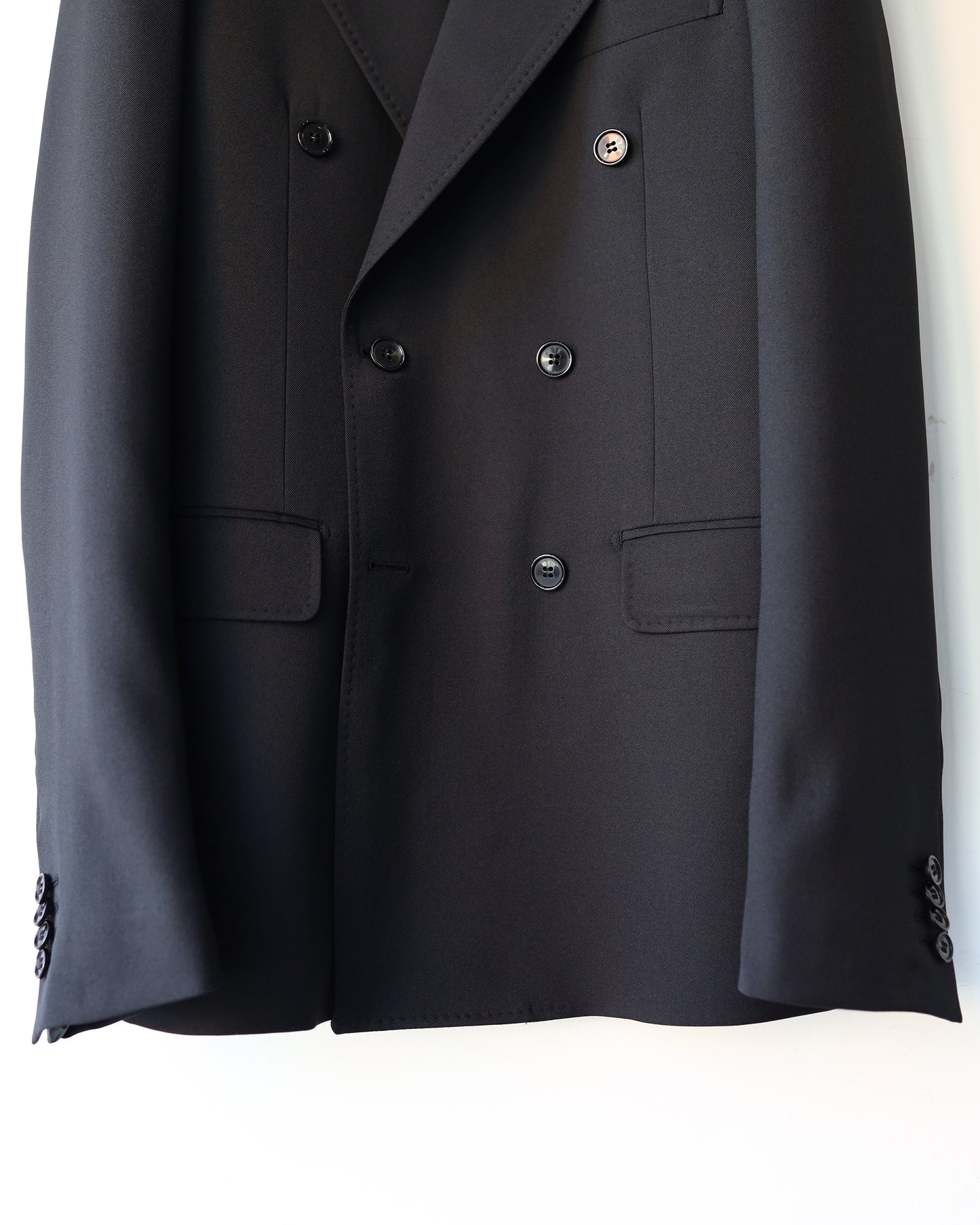 DOUBLE TAILORED JACKET "BLACK"