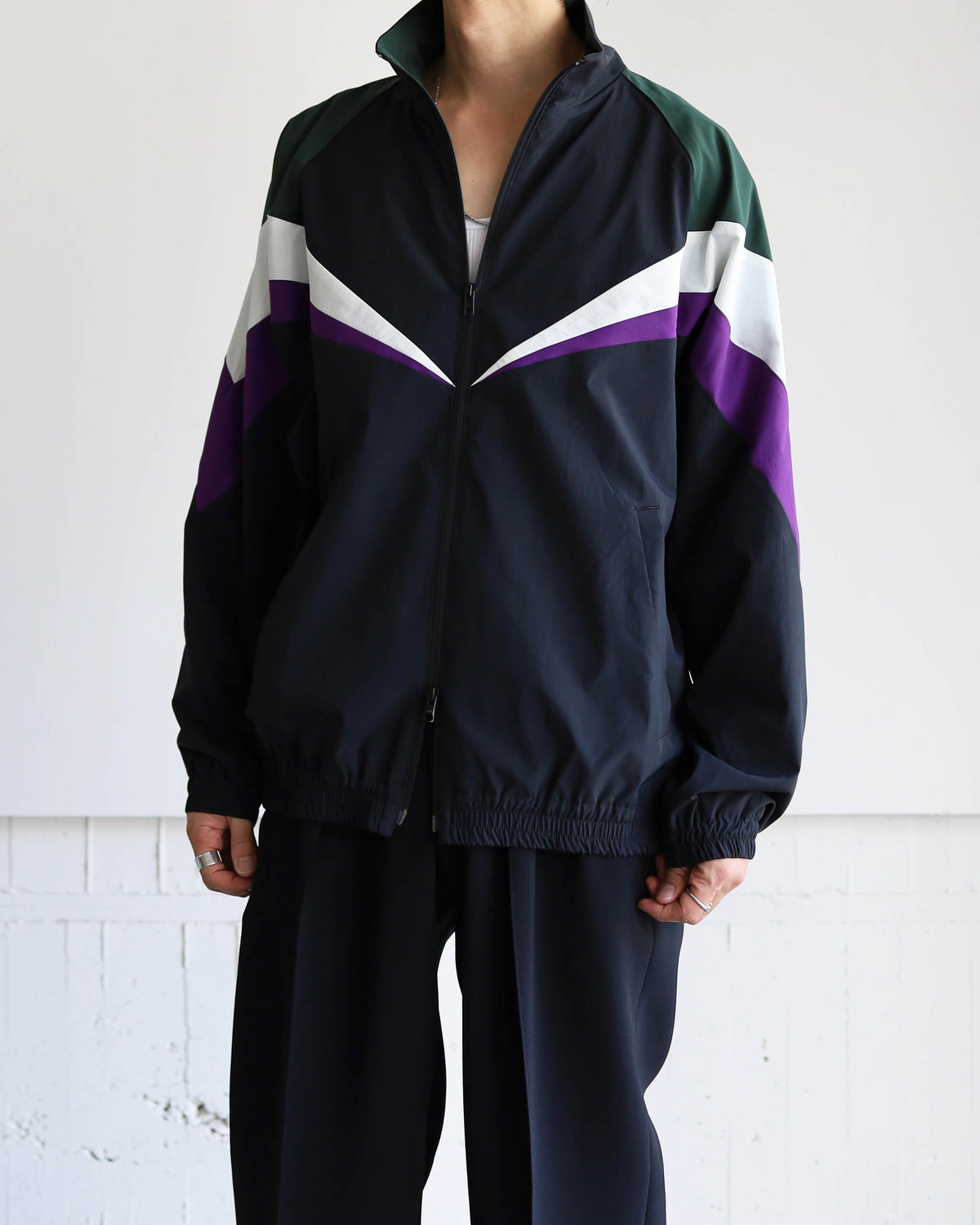 HERITAGE TRACK JACKET "BLACK"