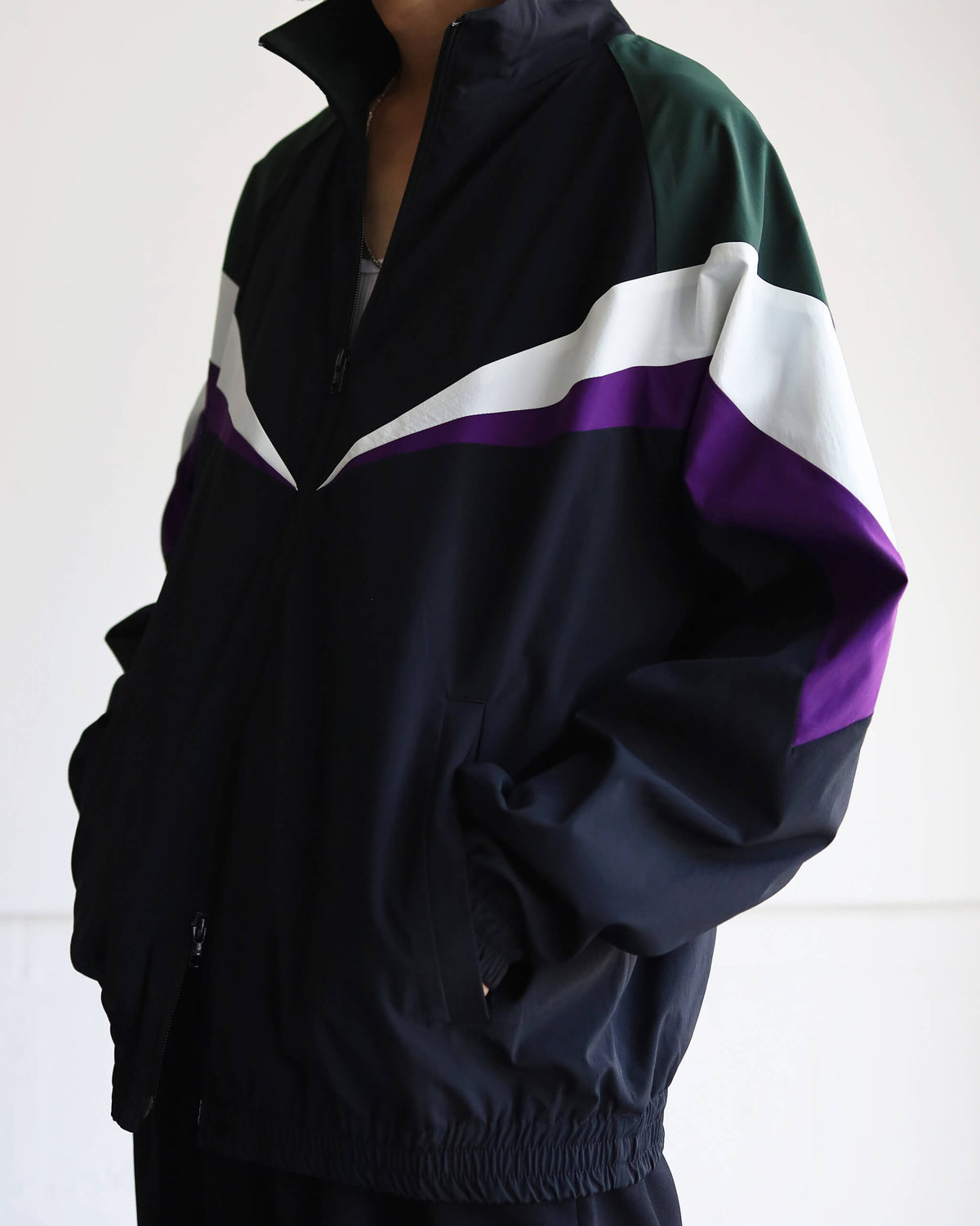 HERITAGE TRACK JACKET "BLACK"