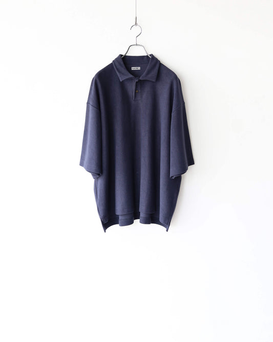 Organic cotton mini pile - Bryan "Duck blue"