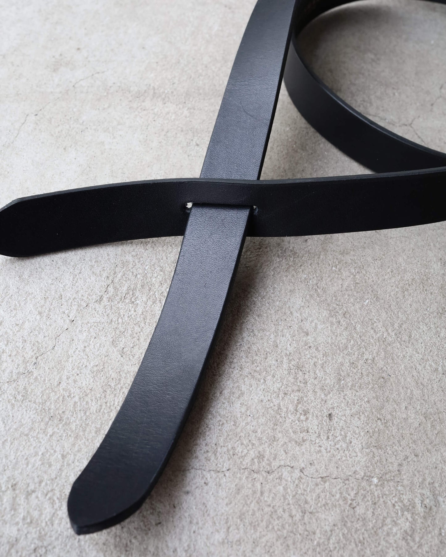 KNOTTED BELT "BLACK"