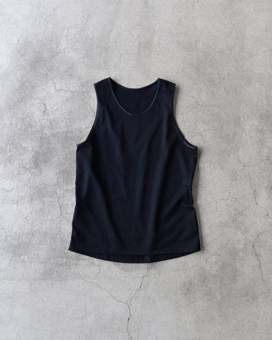 Compact cotton jersey Tank top - Steve "BLACK"