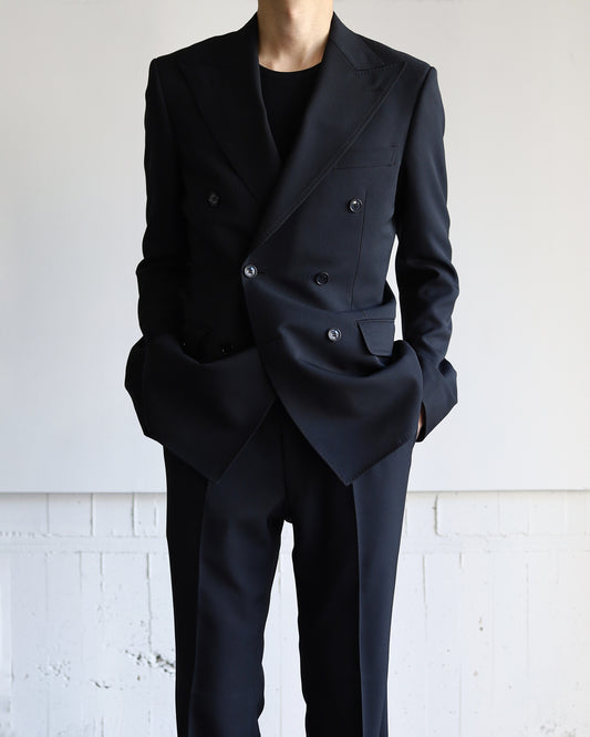 DOUBLE TAILORED JACKET "BLACK"