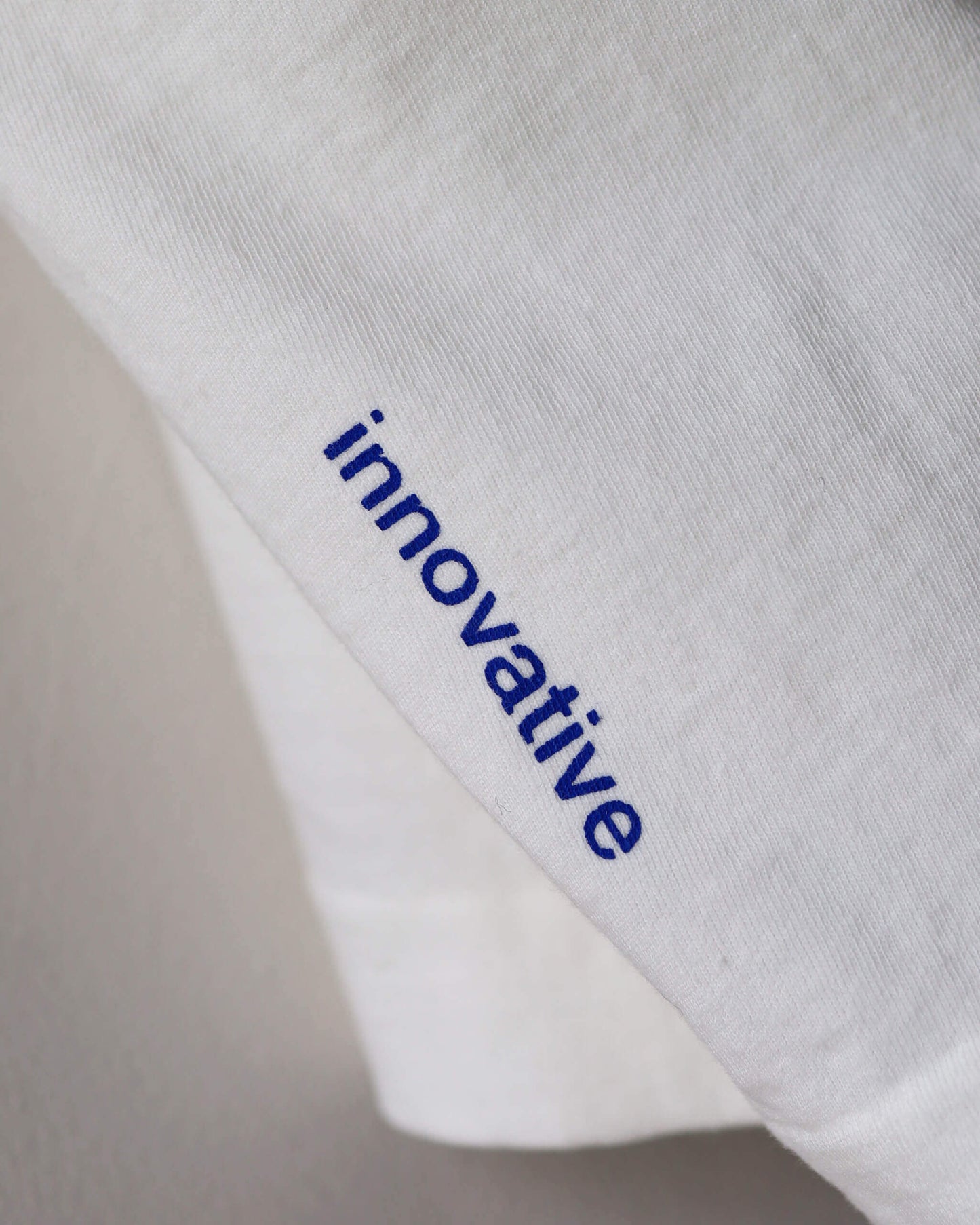 DRY COTTON JERSEY / CREW NECK T-SHIRT "WHITE"