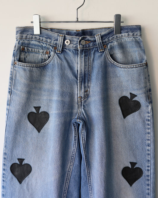 SPADE PATCH BUGGY REMAKE DENIM "BLUE"