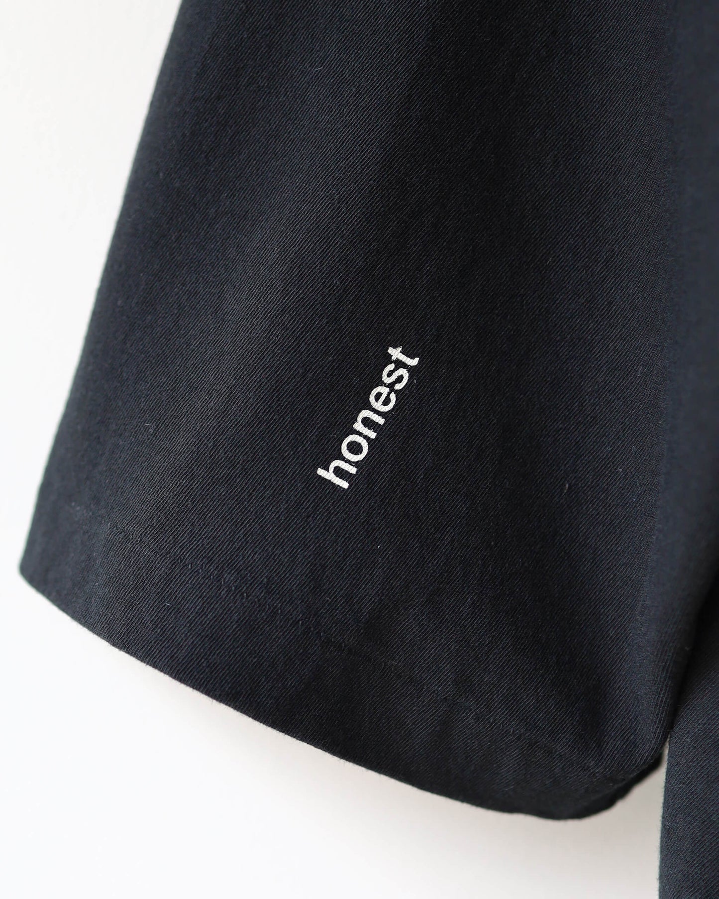 DRY COTTON JERSEY / CREW NECK T-SHIRT "BLACK"