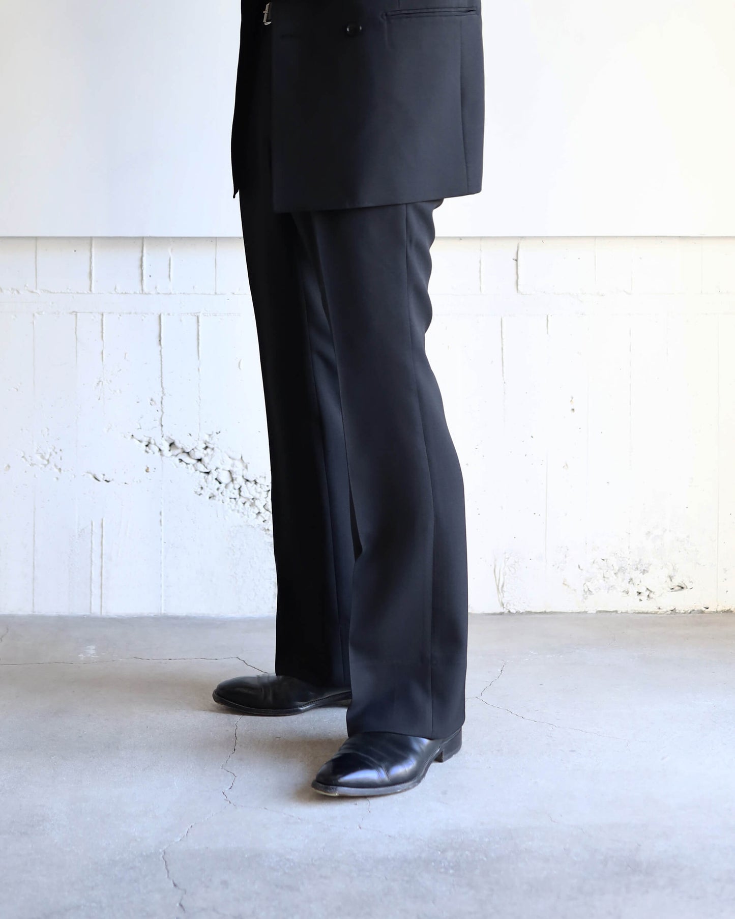 FLARE TROUSERS "BLACK"