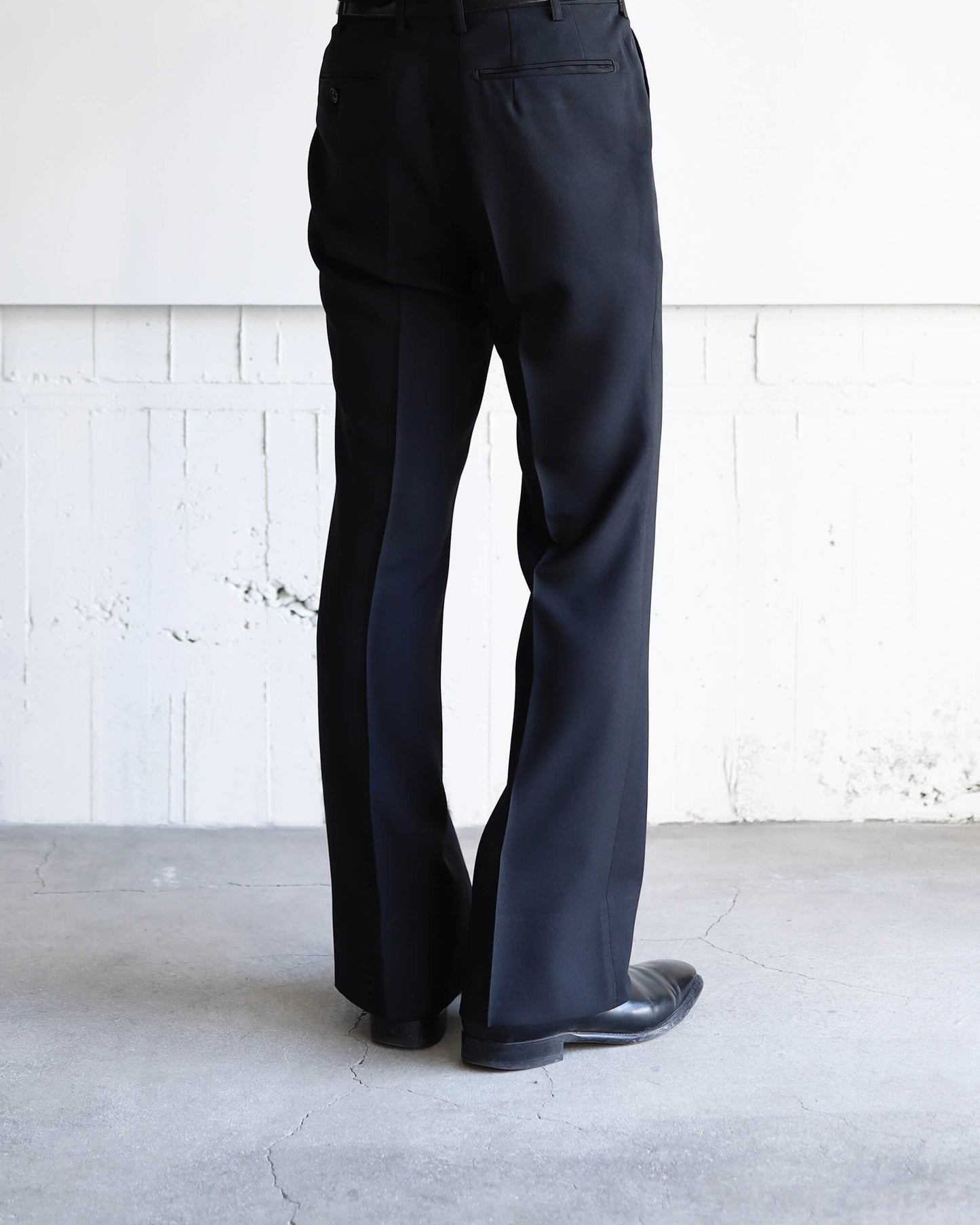 FLARE TROUSERS "BLACK"