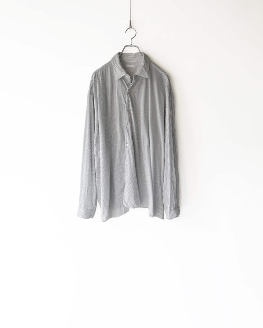 46G Artisan Shirt "WHITE BLACK DYE"